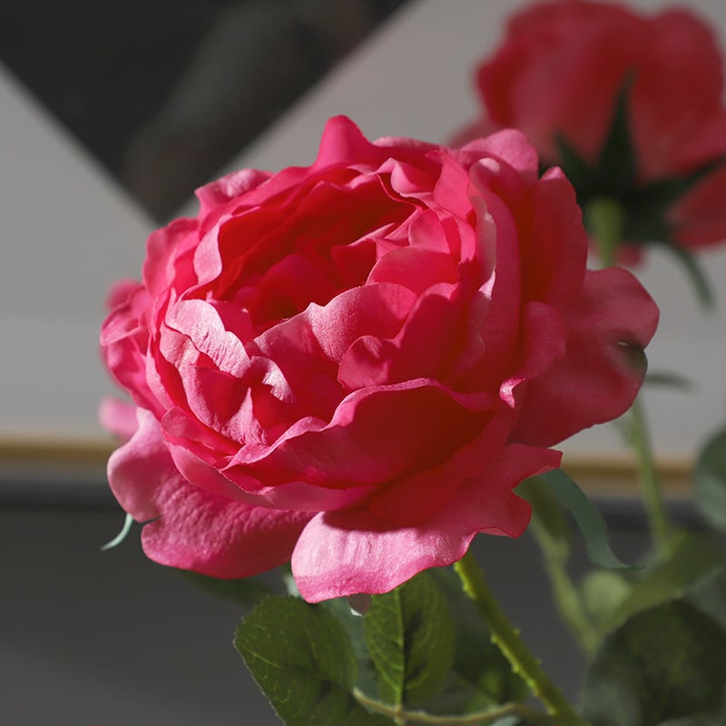 Rocibaby Trandafiri de Mătase Bonsai – Flori artificiale pentru decor acasă, living, înălțime 30–100 cm