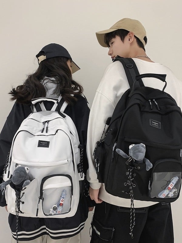 Dikello unisex nylon ruksak za kampus, lagan, prostor za 10-inčni prijenosnik, kapacitet ispod 20 litara