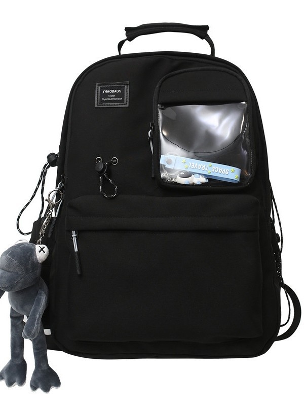 Dikello unisex nylon ruksak za kampus, lagan, prostor za 10-inčni prijenosnik, kapacitet ispod 20 litara