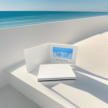 Cărți de felicitare video transfrontaliice, felicitări 3D cu aspect premium, felicitări de Crăciun LCD, broșuri video corporative en-gros