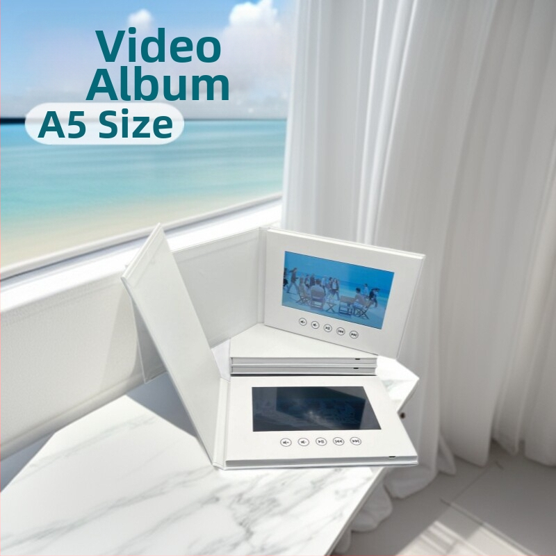 Cezhraničné video pohľadnice, 3D pohľadnice s vysokou kvalitou, LCD vianočné pohľadnice, firemné video brožúry veľkoobchod
