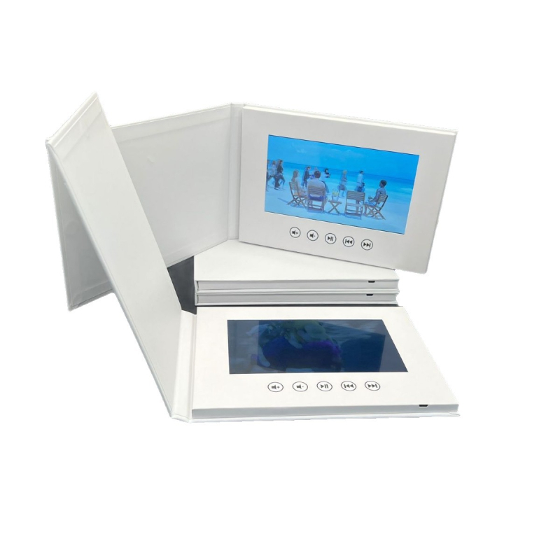 Cărți de felicitare video transfrontaliice, felicitări 3D cu aspect premium, felicitări de Crăciun LCD, broșuri video corporative en-gros