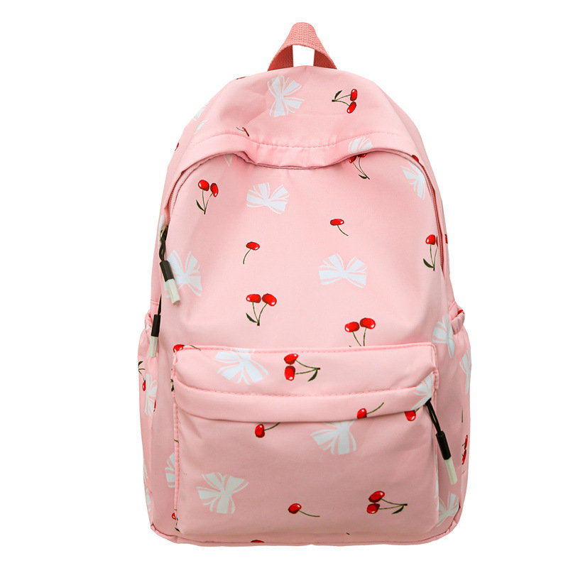 Σακίδιο με floral print για μαθητές και φοιτητές, Mori στυλ, σακίδιο για φορητό υπολογιστή, Harajuku ταξιδιωτικό σακίδιο