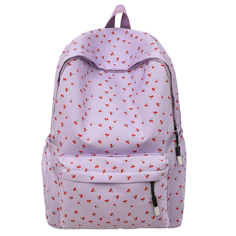 Σακίδιο με floral print για μαθητές και φοιτητές, Mori στυλ, σακίδιο για φορητό υπολογιστή, Harajuku ταξιδιωτικό σακίδιο