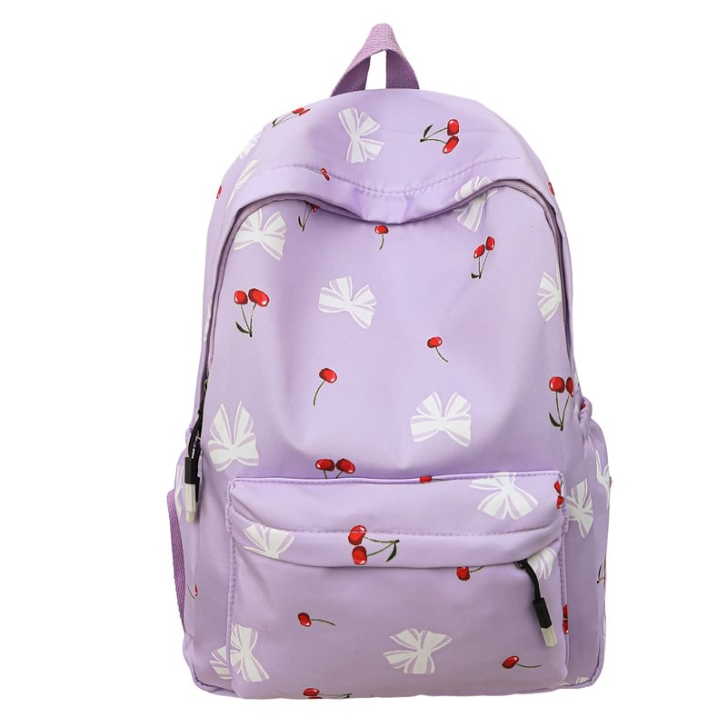 Σακίδιο με floral print για μαθητές και φοιτητές, Mori στυλ, σακίδιο για φορητό υπολογιστή, Harajuku ταξιδιωτικό σακίδιο
