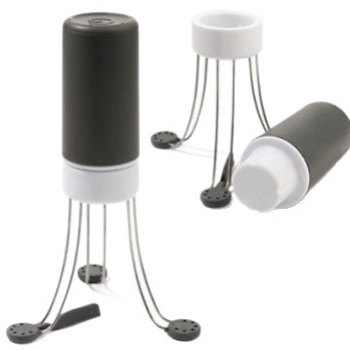 Mixer electric triunghiular pentru ouă, cu suport tripod, vibrații pentru albușuri și frișcă