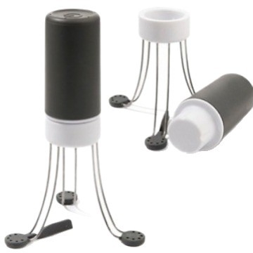 Mixer electric triunghiular pentru ouă, cu suport tripod, vibrații pentru albușuri și frișcă