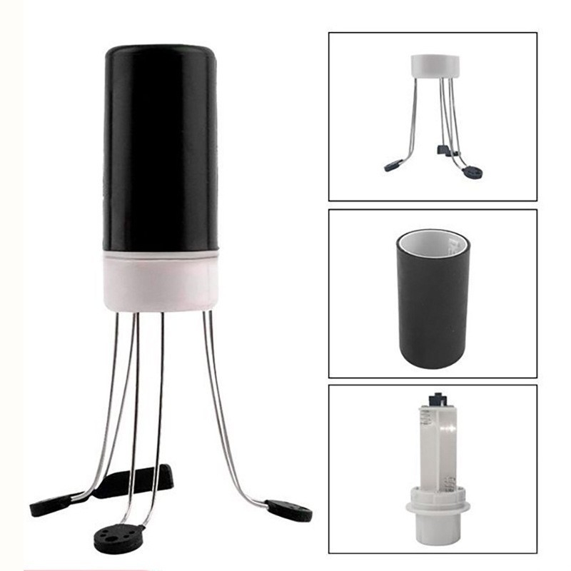 Mixer electric triunghiular pentru ouă, cu suport tripod, vibrații pentru albușuri și frișcă