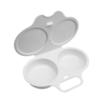 Aburitor pentru ouă la microunde, vas din plastic pentru gătit rapid la abur, gadget de bucătărie