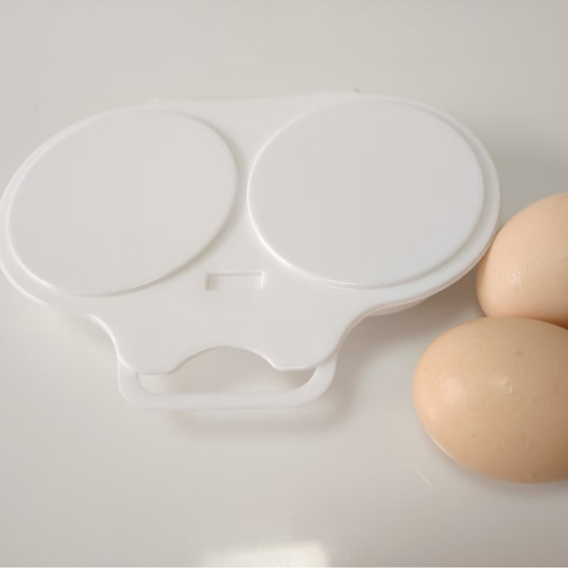 Aburitor pentru ouă la microunde, vas din plastic pentru gătit rapid la abur, gadget de bucătărie