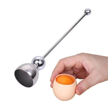 Deschizător de ouă din oțel inoxidabil 304 și separator de coajă, ustensilă de bucătărie creativă, capete simple și duble