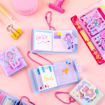 Moke papetărie creativă – carnet mini portabil cu pagini colorate