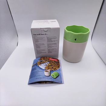 Cupă răzuitor pentru fructe cu răzuitor rotativ și tăietor spiral
