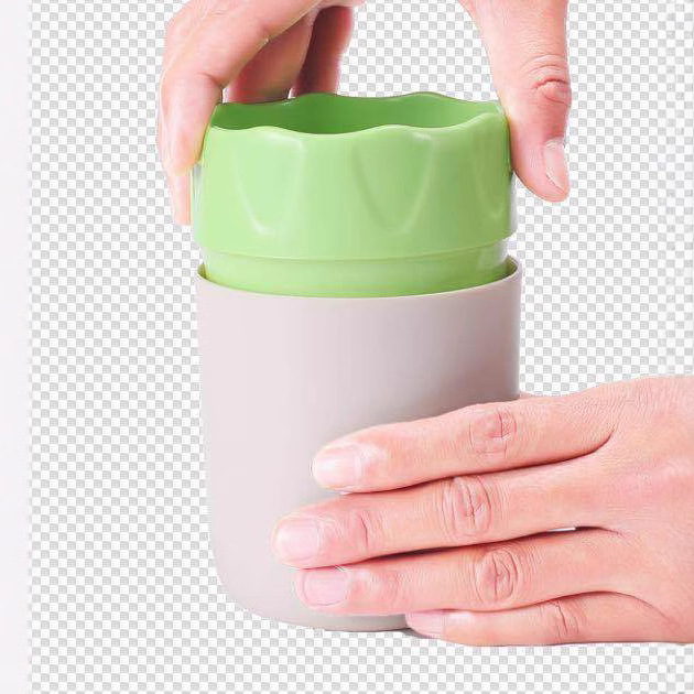Cupă răzuitor pentru fructe cu răzuitor rotativ și tăietor spiral