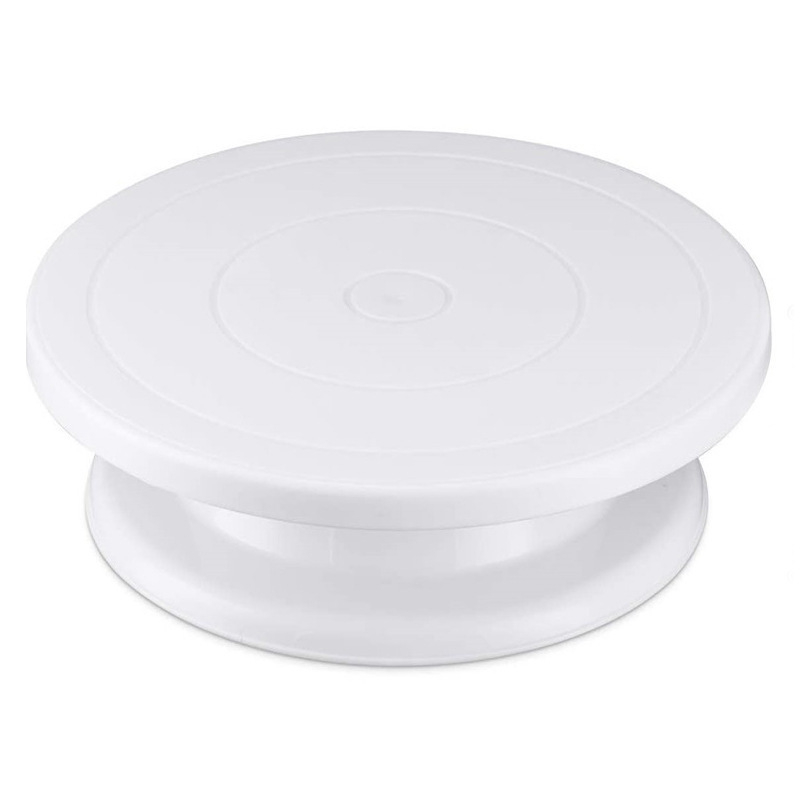 Platou rotativ din plastic pentru decorarea tortului, 11 inch