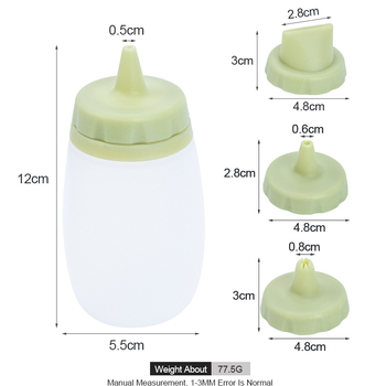 recipient din silicon pentru decorarea torturilor, cu set de 4 duze din plastic