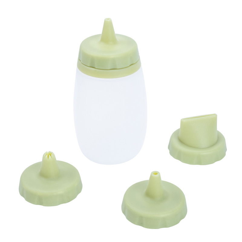 recipient din silicon pentru decorarea torturilor, cu set de 4 duze din plastic