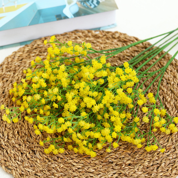 Flori artificiale Gypsophila, buchet decorativ de lux pentru sufragerie, buchet de mână, flori din plastic pentru fotografie