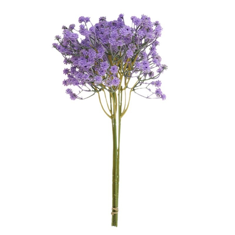 Flori artificiale Gypsophila, buchet decorativ de lux pentru sufragerie, buchet de mână, flori din plastic pentru fotografie