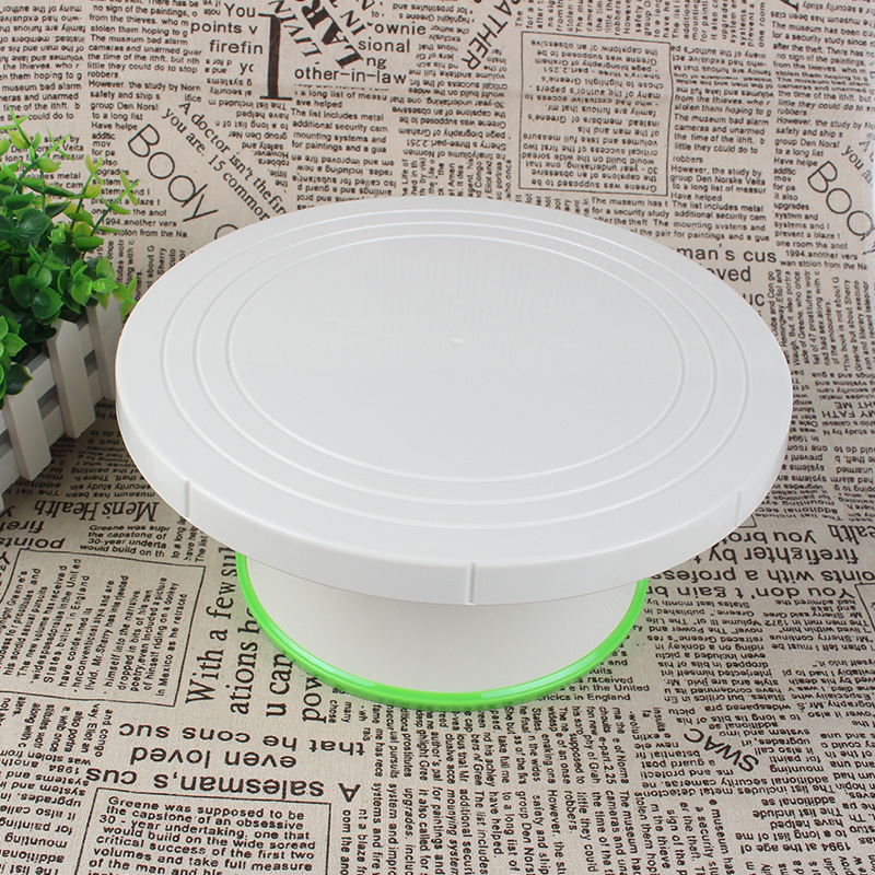 Tavă rotativă din plastic ABS pentru decorarea torturilor, unelte de cofetărie