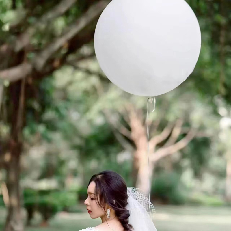 Balon latex rotund, 36 inci, cu pereți groși, pentru decorarea zilei de naștere și a nunții