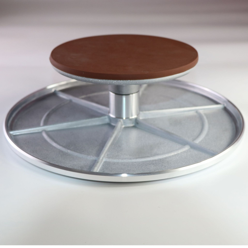 Tavă rotativă pentru prăjituri din aliaj de aluminiu, pentru decorare, profil redus, pentru cofetărie DIY