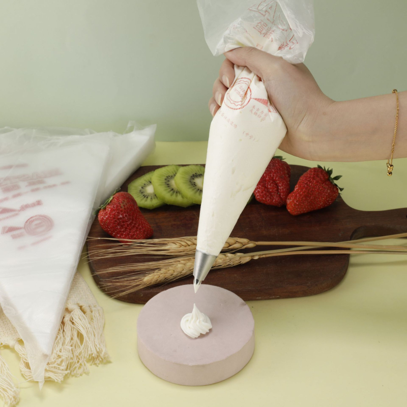 Pungă de decorare cu grosime, mărimea S, pungă de cremă de unică folosință pentru fursecuri și prăjituri, instrument DIY pentru cofetărie