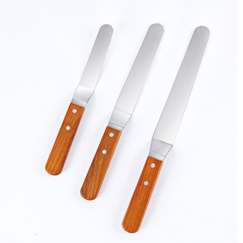 Set de spatule cu vârf curbat pentru decorarea torturilor (6/8/10 inci)