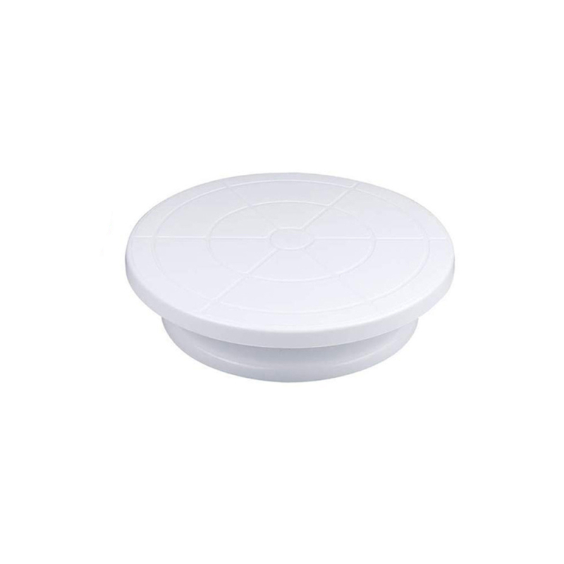Set decorare tort 40 piese: suport rotativ pentru decorare, spatule, duze pentru ornare, sacoșe pentru cremă, unelte de patiserie