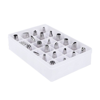 Set de 24 duze din oțel inoxidabil pentru decorarea prăjiturilor și biscuiților