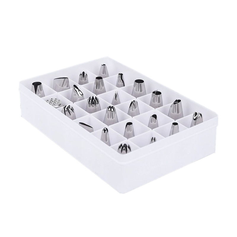 Set de 24 duze din oțel inoxidabil pentru decorarea prăjiturilor și biscuiților