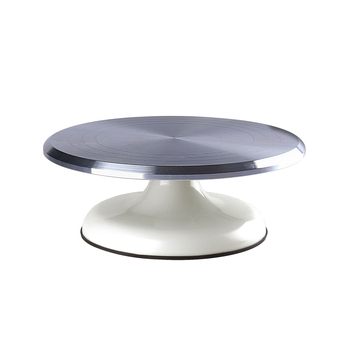 Tavă rotativă pentru decorarea prăjiturilor, din aliaj de aluminiu, unealtă pentru cofetărie de casă