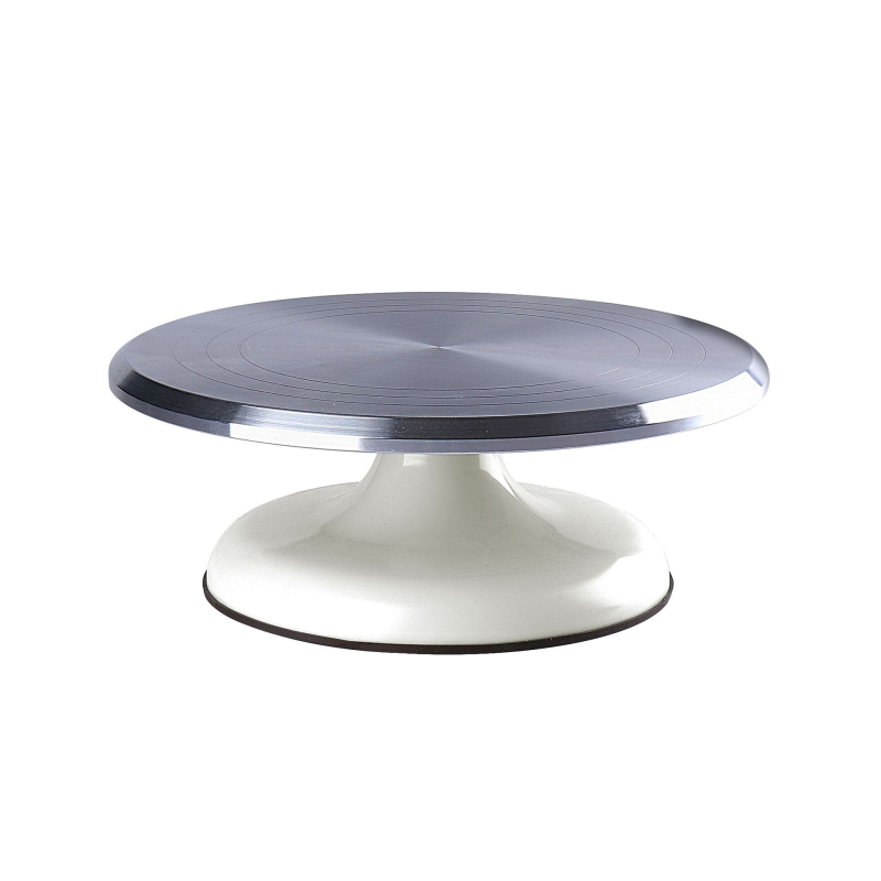 Tavă rotativă pentru decorarea prăjiturilor, din aliaj de aluminiu, unealtă pentru cofetărie de casă