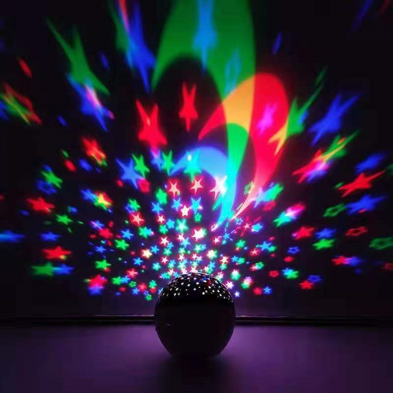 Lampă de proiecție a cerului înstelat, Bluetooth, 5V, reîncărcabilă, lumină color, telecomandă, lampă ambientală compactă pentru casă