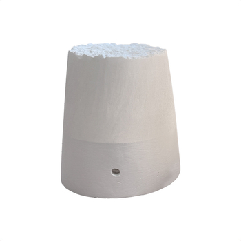 Lampa de noapte conică din gips natural, semi-transparentă, reîncărcabilă, decor, prietenoasă cu ochii, ambianță elegantă în dormitor