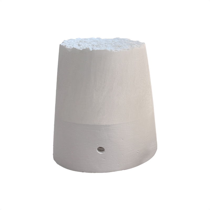 Lampa de noapte conică din gips natural, semi-transparentă, reîncărcabilă, decor, prietenoasă cu ochii, ambianță elegantă în dormitor