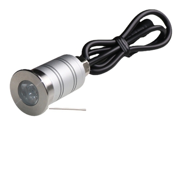 Spot LED exterior reglabil, fascicul 15°, din oțel inox, lampă de colț rezistentă la apă, pentru grădină și spațiu pătrat, iluminare trepte