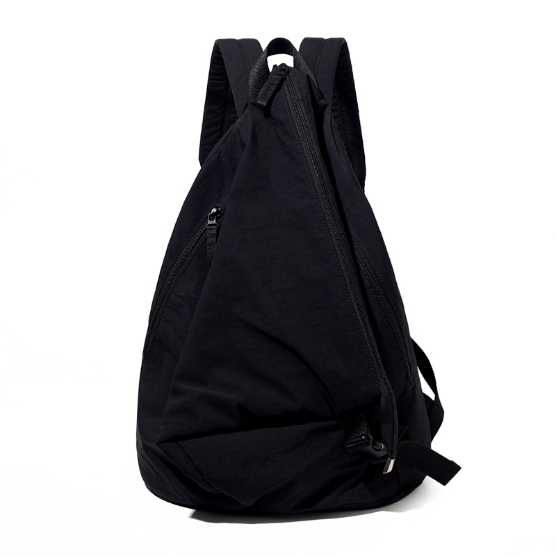 Unisex ruksak od ispranog platna, japansko-korejskog stila, jednobojan, vintage tekstura, velika kapacitet, školski ruksak
