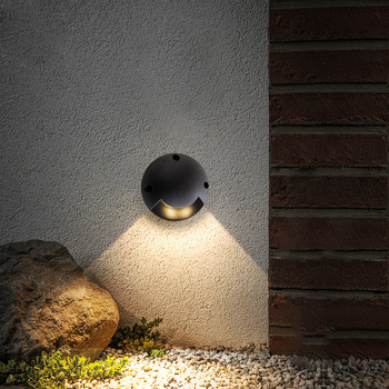 Lumină de perete LED pentru coridoare și scări, carcasă din aluminiu IP55 rezistentă la apă, 12/24V, BY-M1005, 3–12 LEDuri, 3000K, 100 lm, fără reglaj