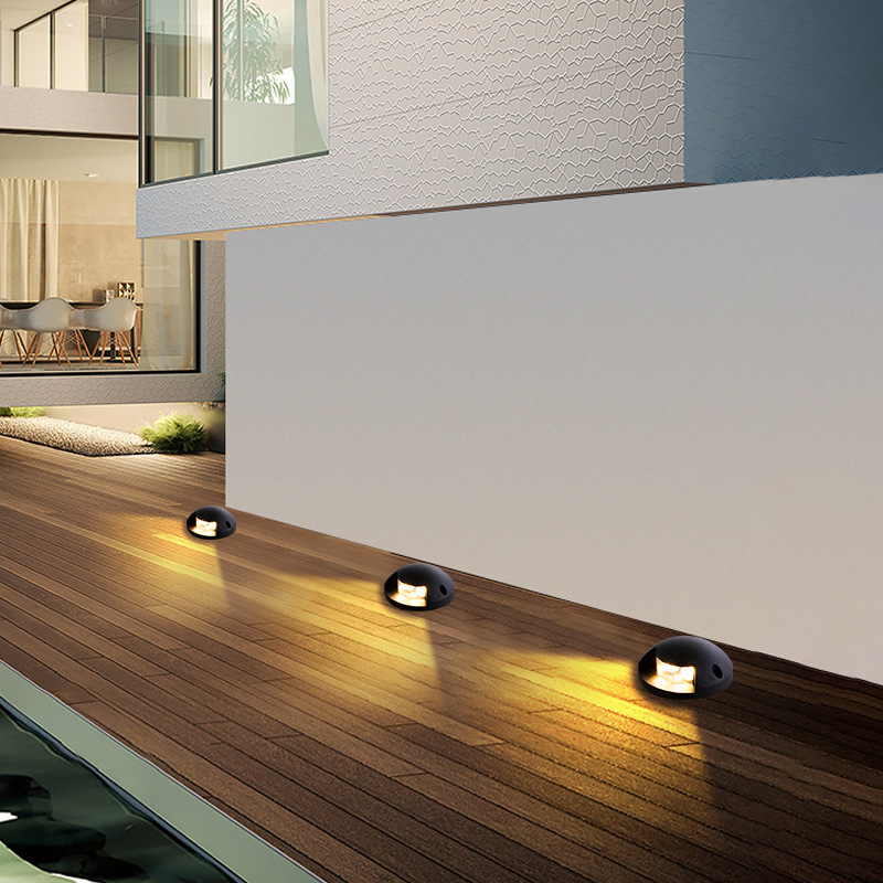 Lumină de perete LED pentru coridoare și scări, carcasă din aluminiu IP55 rezistentă la apă, 12/24V, BY-M1005, 3–12 LEDuri, 3000K, 100 lm, fără reglaj