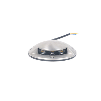 LED exterior impermeabil, cu carcasă transparentă, montaj pe suprafață din oțel inoxidabil, pentru poduri și trotuare, iluminare laterală, instalare fără găuri