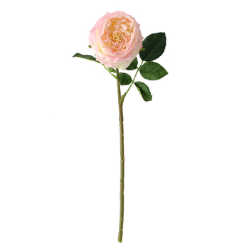 Buchet Austin artificial, cu un singur boboc, trandafiri de mătase, stil european, înălțime 10-30 cm