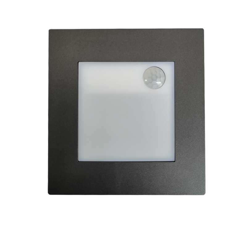 Lampă de podea ascunsă, cu senzor de mișcare, culoare gri perlă, model 86-T, lumină caldă