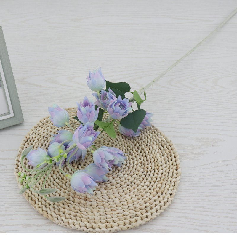 Orhidee Phalaenopsis cu 7 culori, flori artificiale din satin pentru decorul nunții