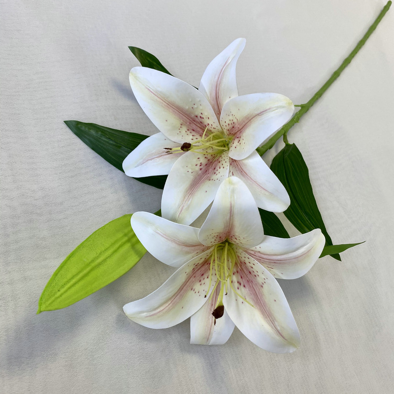 3D2 crin cu un mugur – crin artificial realist pentru nunți și decor de casă
