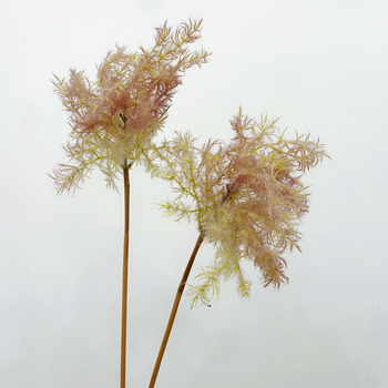Flori artificiale Cotinus coggygria cu efect ceață, pentru decor de nuntă și aranjament floral în stil natural