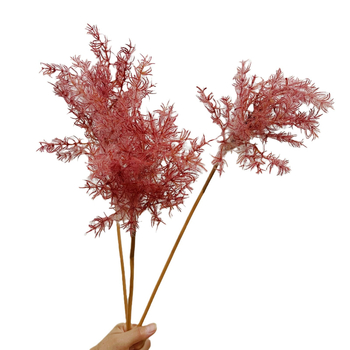 Flori artificiale Cotinus coggygria cu efect ceață, pentru decor de nuntă și aranjament floral în stil natural