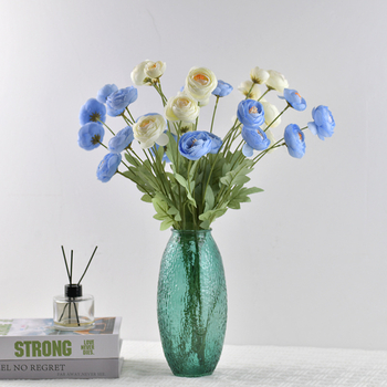 4 trandafiri ceai din mătase - flori artificiale pentru decor acasă, decor masă, recuzită pentru fotografii, flori din plastic pentru sală de nuntă