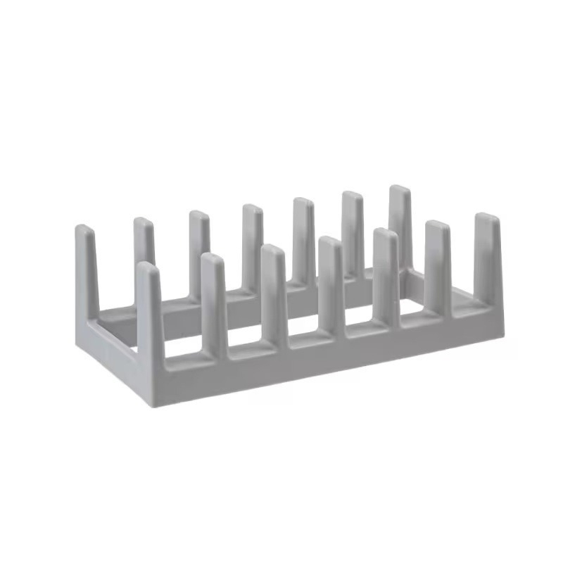Raft de depozitare pentru capace de oale și farfurii, suport de scurgere și afișaj pentru vase