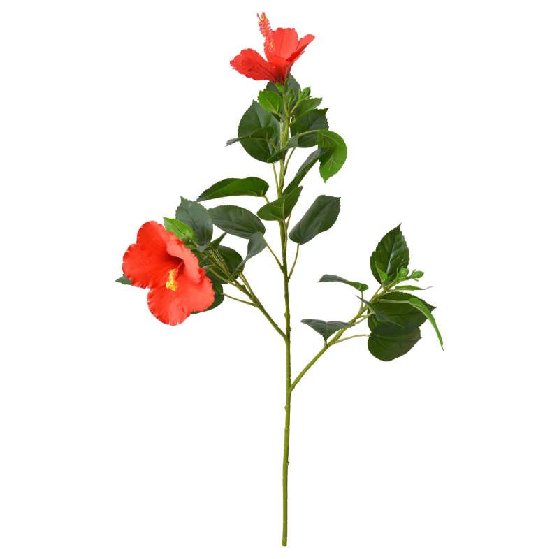 Flori de mătase Hibiscus și orchidă Oncidium pentru nunți, decor pentru casă și hotel